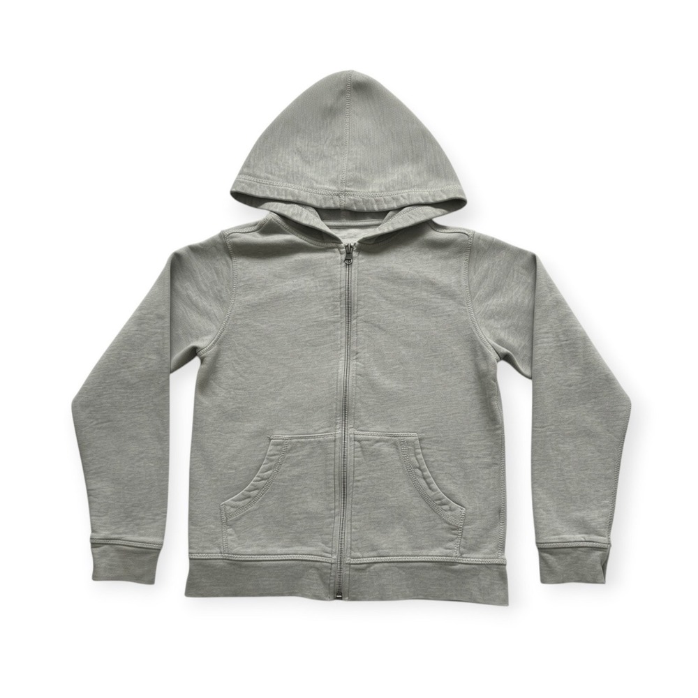 Hanna Andersson Full Zip Hoodie Gray Excellent Size 10 Kids